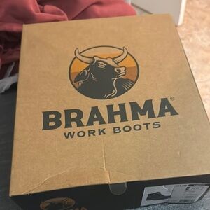 Brahma Black Work Boots Steel Toe
